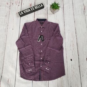 Galaxy by Harvic Dress Shirt size Large